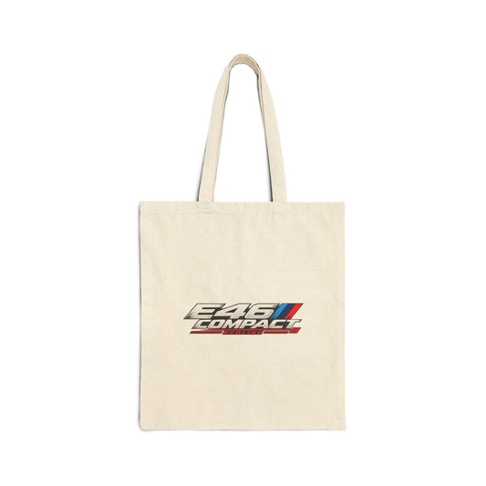 Grand Compact Racing Logo Cotton Canvas Tote Bag