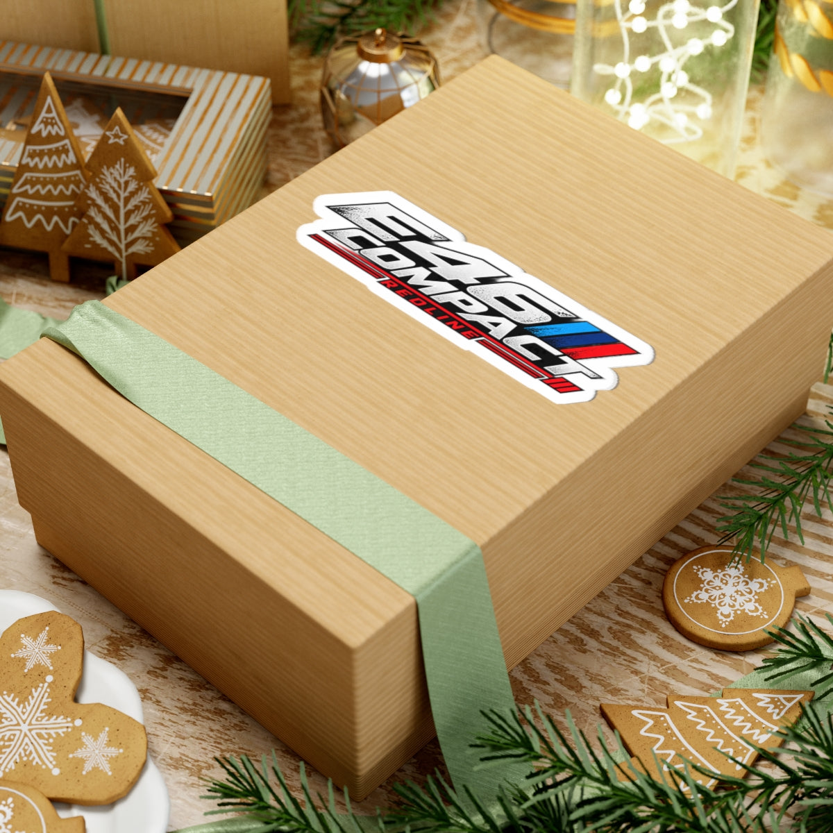 E46 Compact Redline Kiss-Cut Sticker