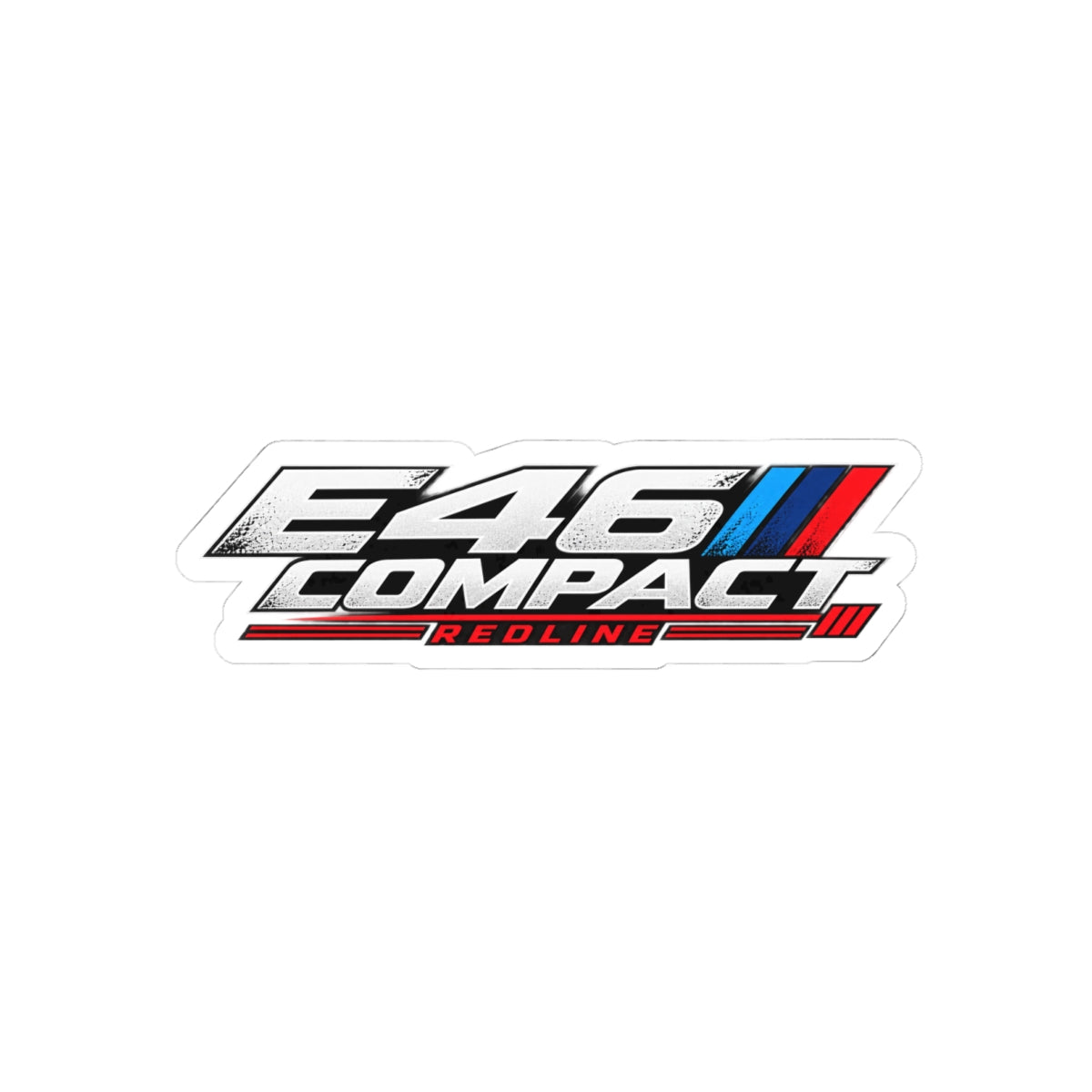 E46 Compact Redline Kiss-Cut Sticker